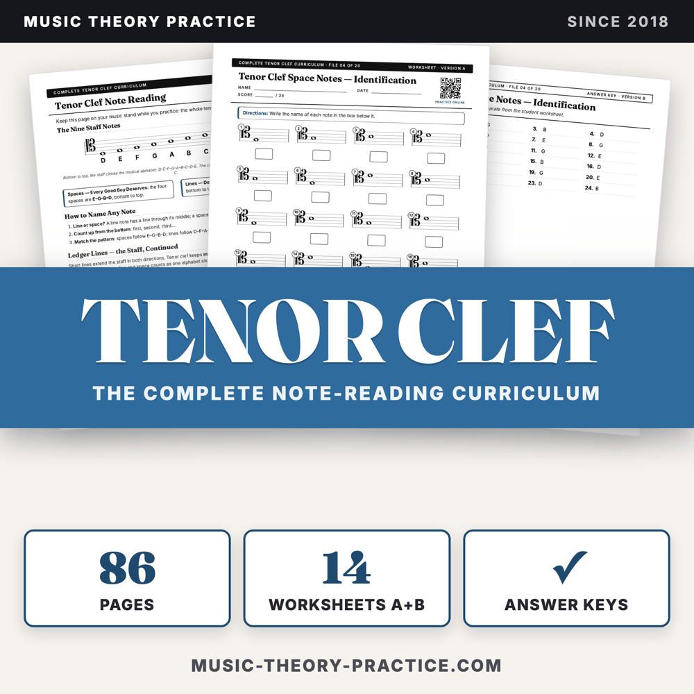 Complete Tenor Clef Curriculum — cover